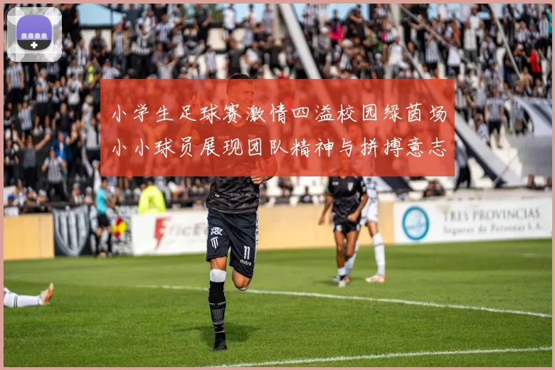 小学生足球赛激情四溢校园绿茵场小小球员展现团队精神与拼搏意志